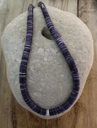 Wafer Beads Wampum Necklace