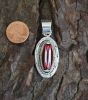 Small Red Chevron Pendant