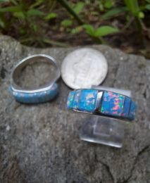 Inlaid Opal Ring