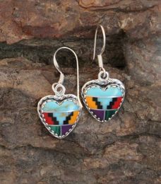 Colorful Heart Earrings