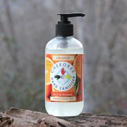 8oz Orange Hand Sanitizer