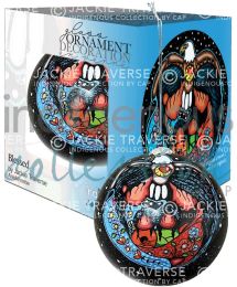 'Blessed' GLASS ORNAMENT