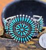TURQUOISE NEEDLE POINT BRACELET