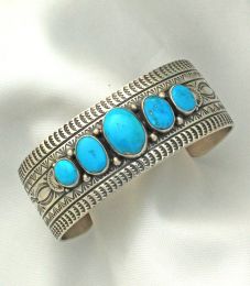 Turquoise Sterling Silver Bracelet