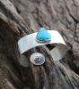 Sterling Silver Bracelet With Turquoise Nugget II