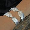 Two Feathers Sterling Silver