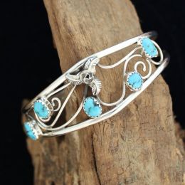 Rose Vine Turquoise Bracelet