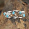 Rose Vine Turquoise Bracelet