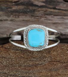 Square Turquoise Bracelet