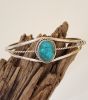 Turquoise Bracelet With Twisted Rope
