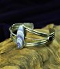 Oval Wampum Bracelet With Double Band