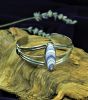 Oval Wampum Bracelet With Double Band