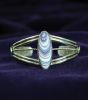 Oval Wampum Bracelet With Double Band