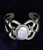 Casted Sterling Silver Wampum Bracelet