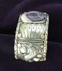 Sterling Silver Fanned Wampum Cuff