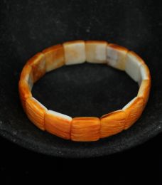 SQUARE SPINY OYSTER STRETCH BRACELET