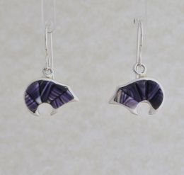 Bear Wampum Earrings