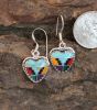 Colorful Heart Earrings