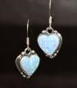 Opal Heart Shaped Earrings