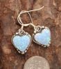 Opal Heart Shaped Earrings