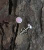 Pink Opal Stud Earrings