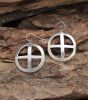 Sterling Silver Medicine Wheel Earrings