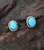 Small Turquoise Stud Earrings