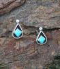 Diamond Shaped Turquoise Studs