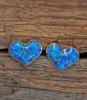 Zuni Inlay Opal Studs