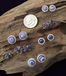 Round Fancy Wampum Studs