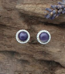 Small Fancy Round Wampum Studs