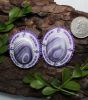 Medium Beaded Wampum Earring