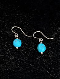 Small Turquoise Nugget Earrings