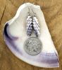 CORN COBB WAMPUM EARRINGS