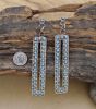LARGE RECTANGULAR FRAME EARRINGS