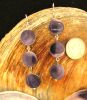 3 Disc Wampum Earrings