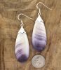 Large Drop Wampum Earrings
