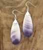Large Drop Wampum Earrings
