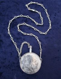 Large Coin Flask