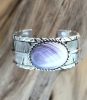 Large Oval Wampum Cab Cuff