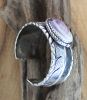 Large Oval Wampum Cab Cuff