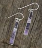 Short Wampum Inlay Earrings