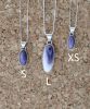 Extra Small Long-Oval Wampum Earrings