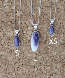 Simple Long-Oval Wampum Necklace