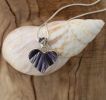 Reversible Heart With Wampum Inlay Pendant