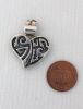 Reversible Heart With Wampum Inlay Pendant