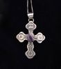 Wampum Cross Necklace