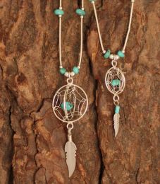 Large 3-Dimensional Dreamcatcher Necklace