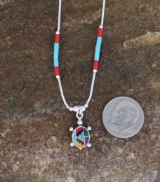 Multicolor Turtle Necklace