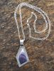 Wampum-Silver-Free form Pendant